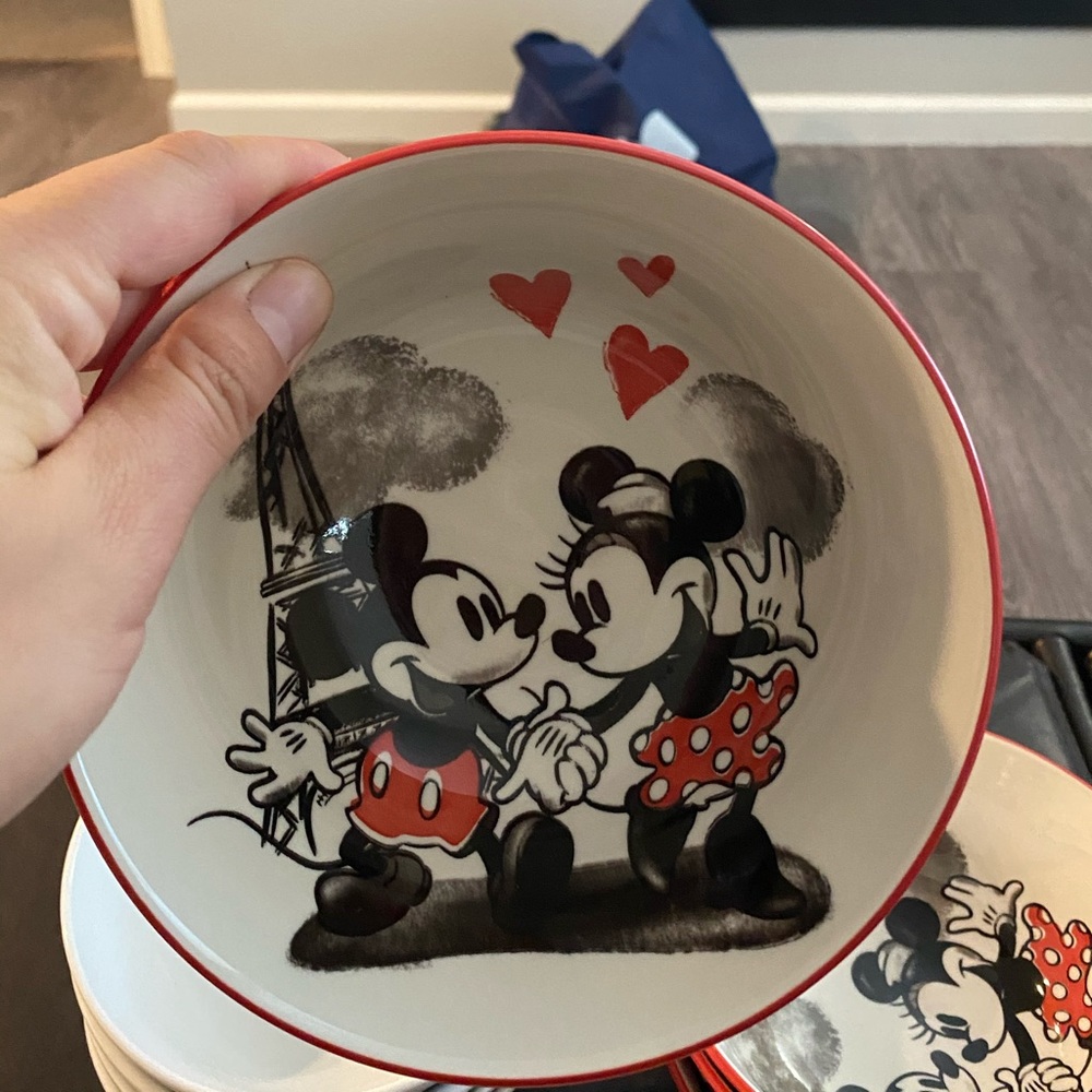 Mickey Mouse and Minnie Mouse kitchen items